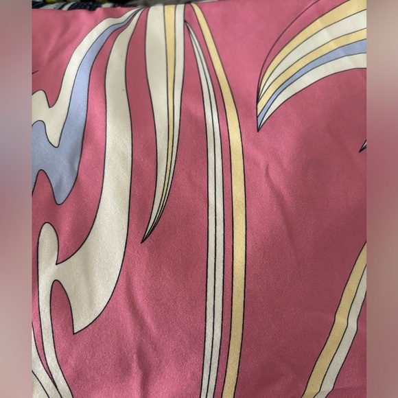 Emery Rose Women's Palazzo Wide Leg Pants‎ With Elastic Waist Pink Marble 4XL - Picture 2 of 3